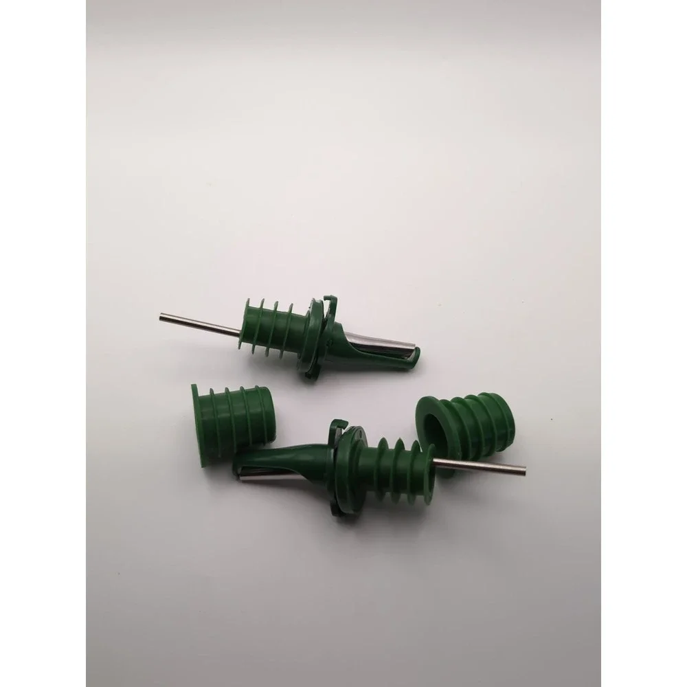2 pack of Pourers‎ Spill-Stop Fast Chrome Tapered Pourers with Poly-Kork,